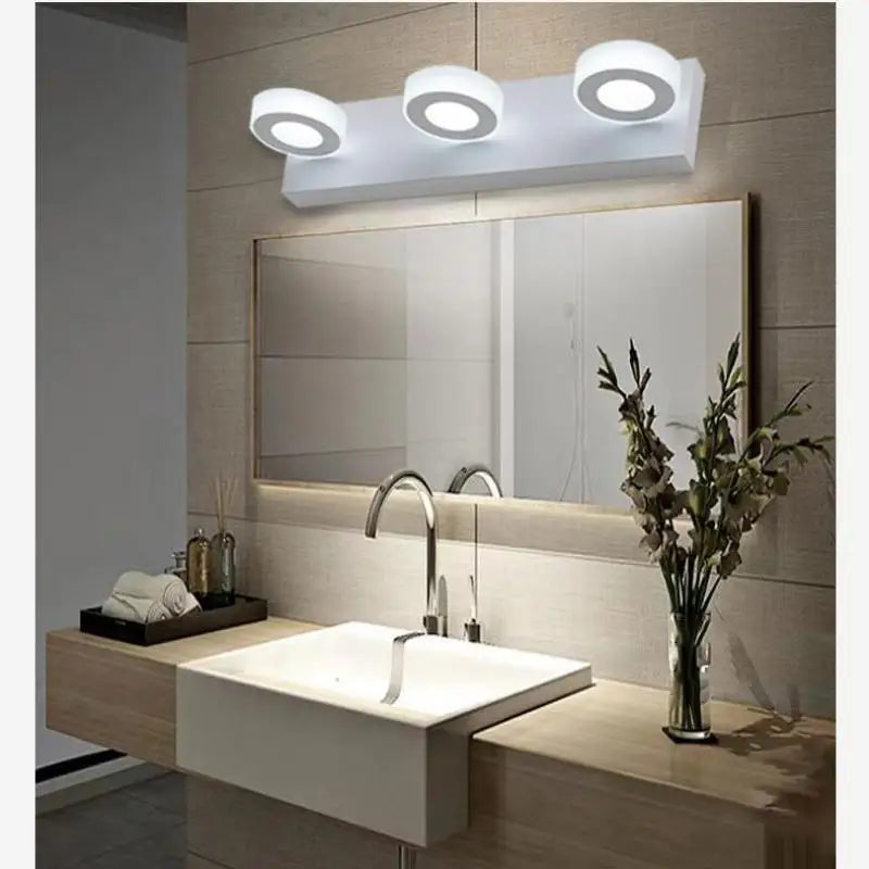 applique murale led moderne pour miroir et éclairage décoratif - vue 4 sur 9