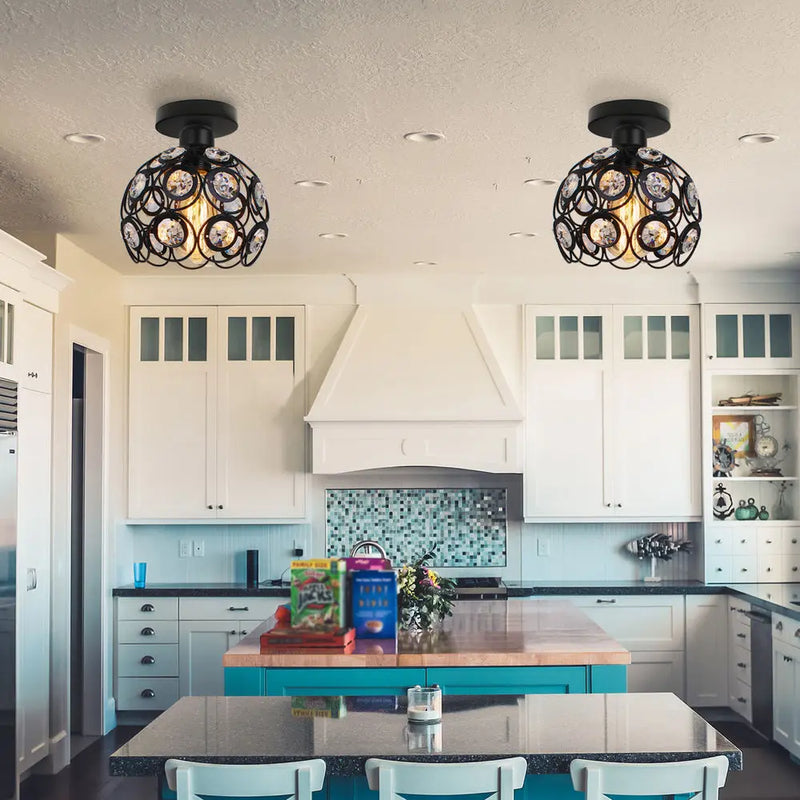 plafonniers modernes en cristal lustre éclairage décoratif pour maison