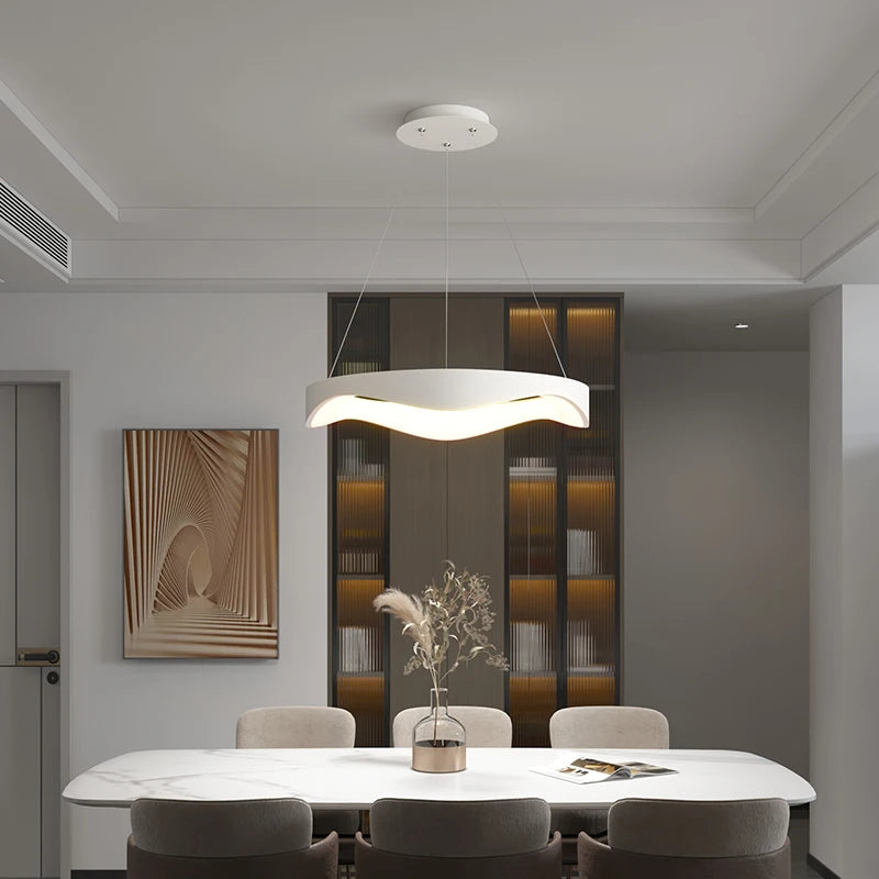 lustre minimaliste moderne luxe pour salon et étude - vue 4 sur 15