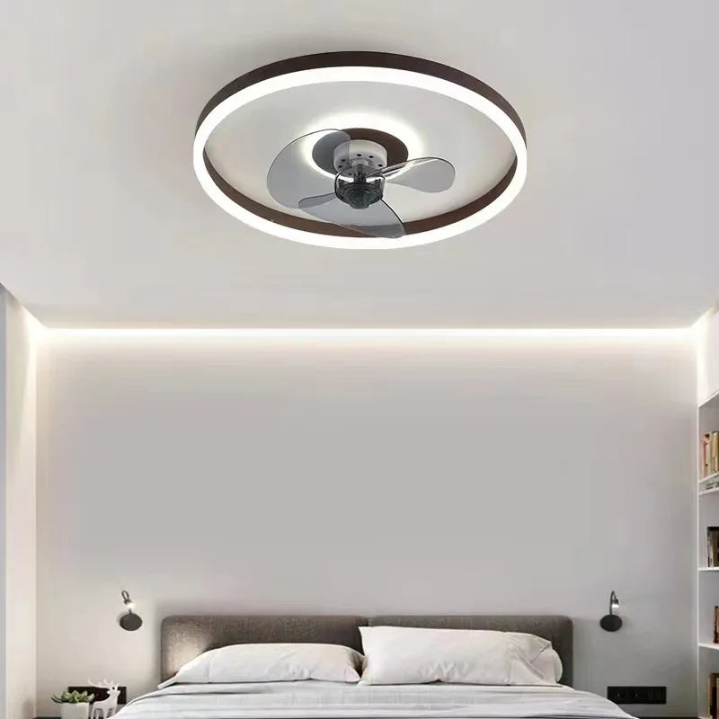 plafonnier led moderne avec ventilateur pour éclairage intérieur - vue 4 sur 11
