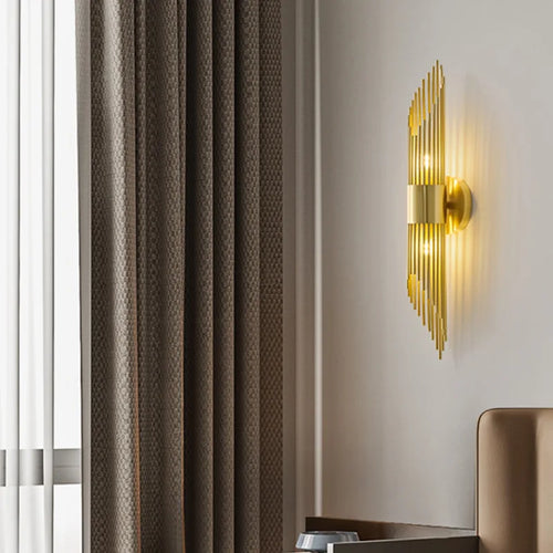 Industrielle Wandleuchte aus Edelstahl für modernes Interieur - vue 3 sur 7