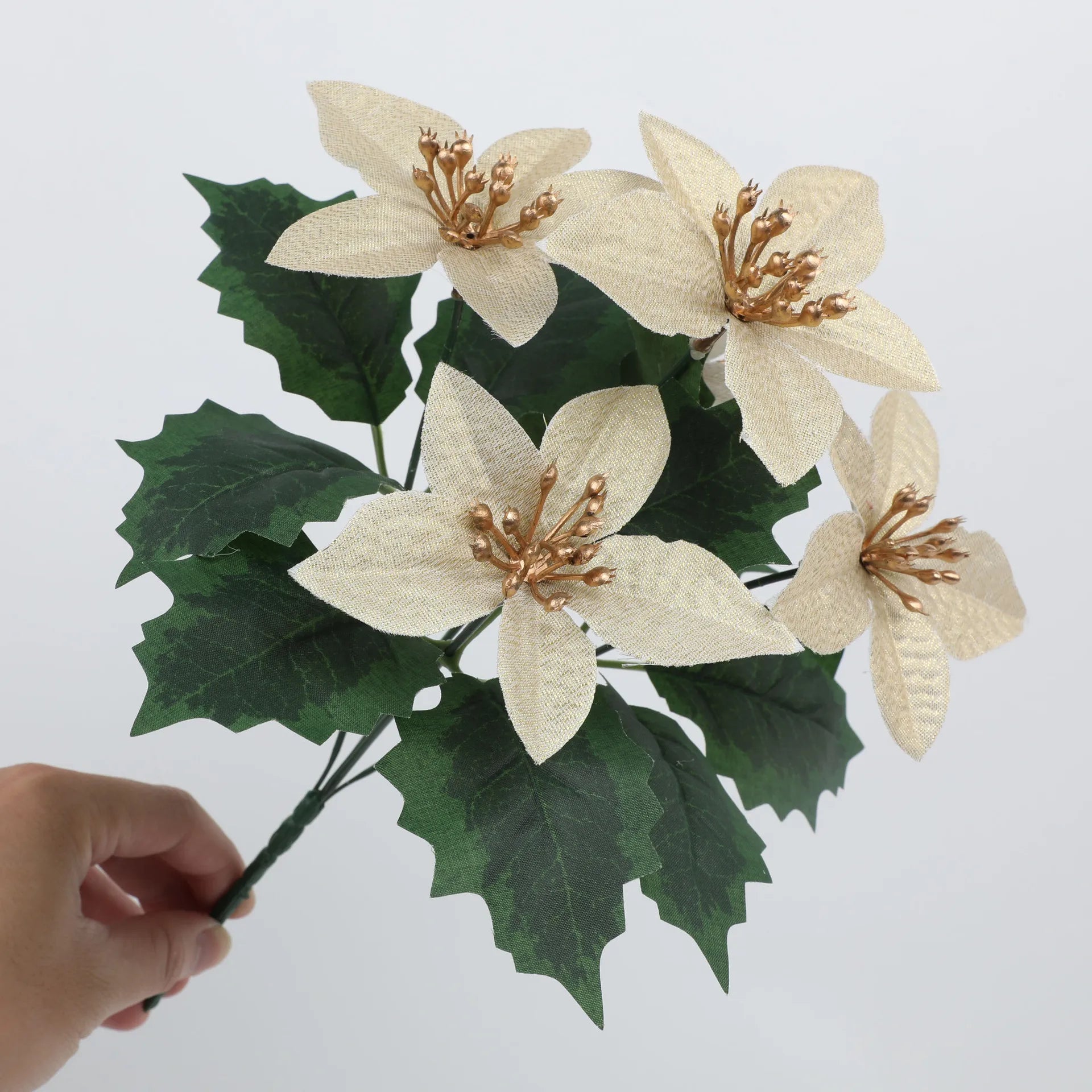 bouquet de fleurs artificielles pour Noël et mariage 2025 - vue 10 sur 10