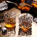 Verre whisky old fashioned gravé style classique élégant