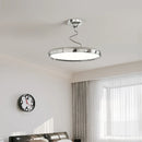 lustre moderne simple style nordique en aluminium avec lumières LED
