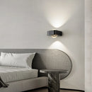 Moderne quadratische Wandleuchte Kupfer Luxus LED Doppelkopf