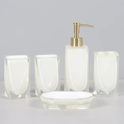 ensemble de lavage européen cinq pièces pour cadeau mariage - vue 5 sur 6