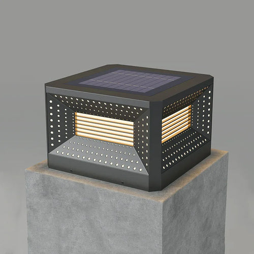 lampe de pelouse solaire moderne pour éclairage extérieur
