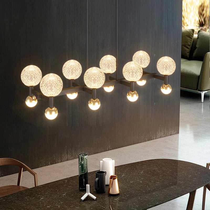 lustre led pour intérieur avec éclairage de plafond - vue 2 sur 6