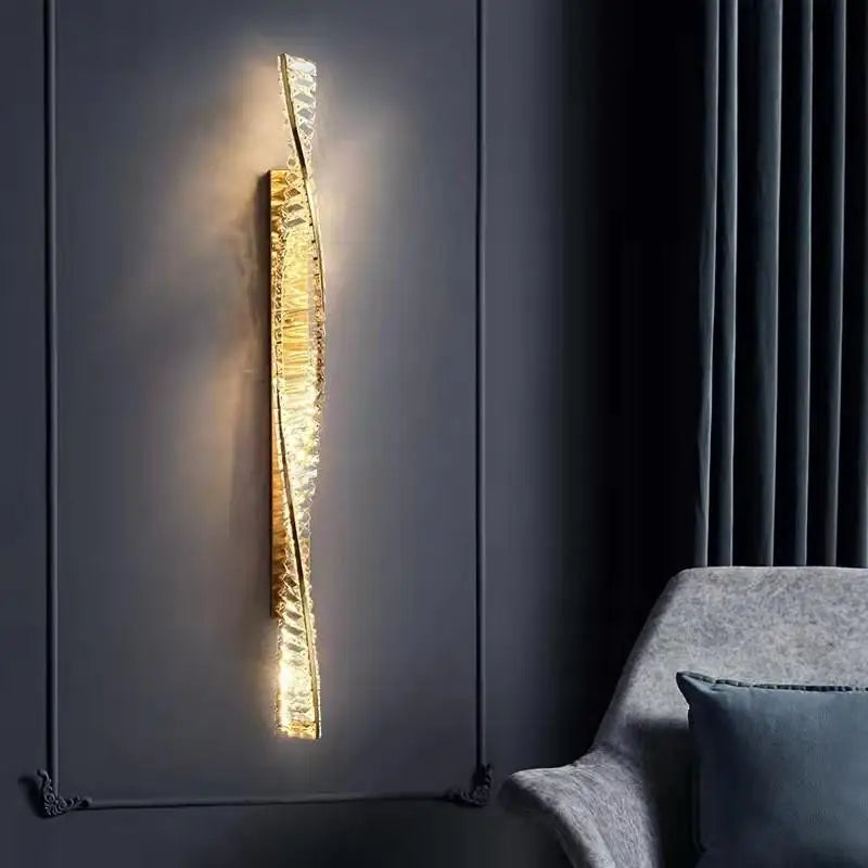 lustre en cristal à led design moderne pour restaurant et salle à manger - vue 10 sur 11