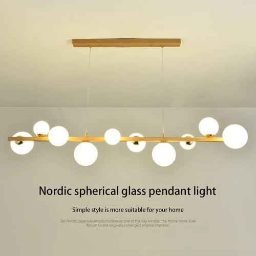 Kronleuchter mit Glasschirm Pendelleuchte für Wohnraumdekor - vue 5 sur 10
