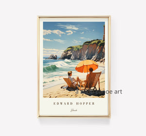 bibliothèque dœuvres dart classiques edward hopper affiches art moderne décoration