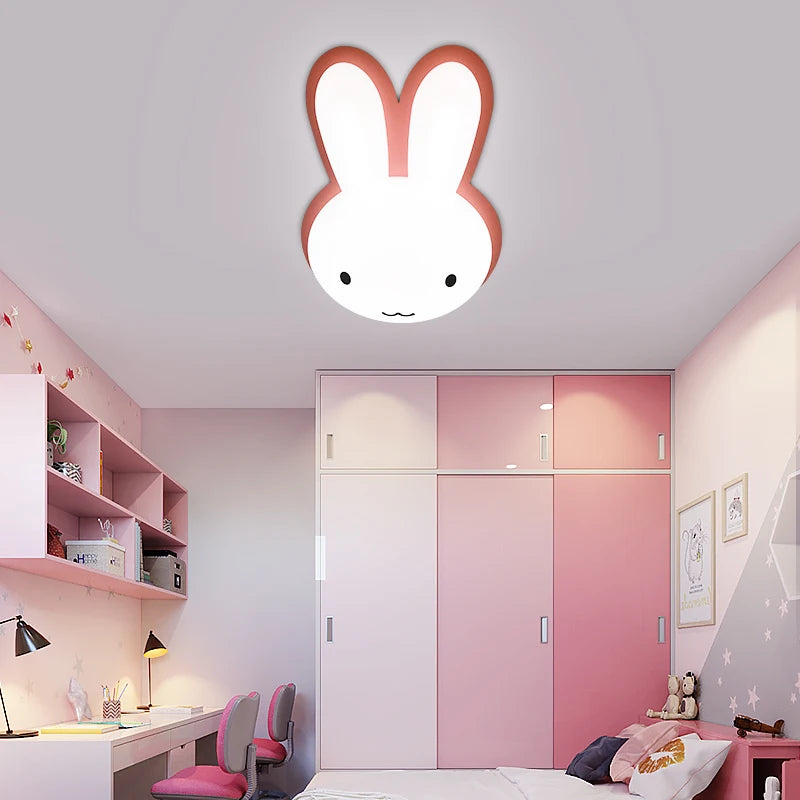 LED-Deckenleuchte im nordischen Design in Hasenform – dekorative Innenraumleuchte - vue 3 sur 18