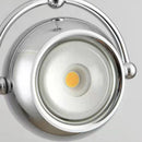 Rotierbare LED-Pendelleuchte mit verstellbarem Metallseil