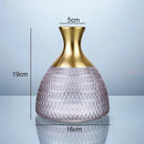 vase en verre décoratif pour arrangements floraux modernes