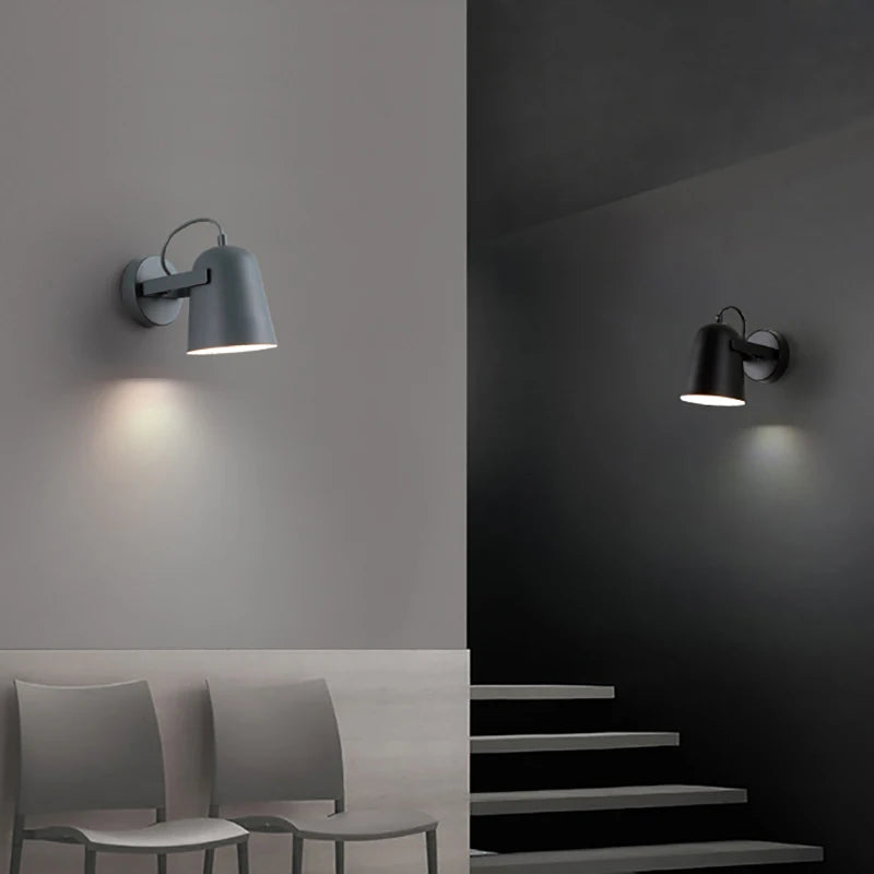 Nordique LED Applique Murale Moderne Salon Chambre Rose Intérieur Applique Salle De Bain Miroir Chevet Foyer Décoration Éclairage - vue 4 sur 11