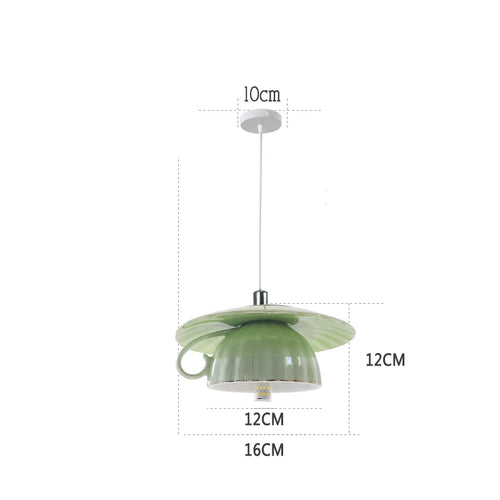 Moderne LED-Pendelleuchte aus Keramik in Teekannenform für die Küche - vue 25 sur 30