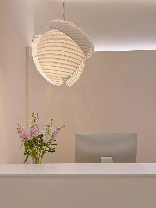 LED-Kronleuchter im Wabi-Sabi-Stil für die Innendekoration - vue 4 sur 7