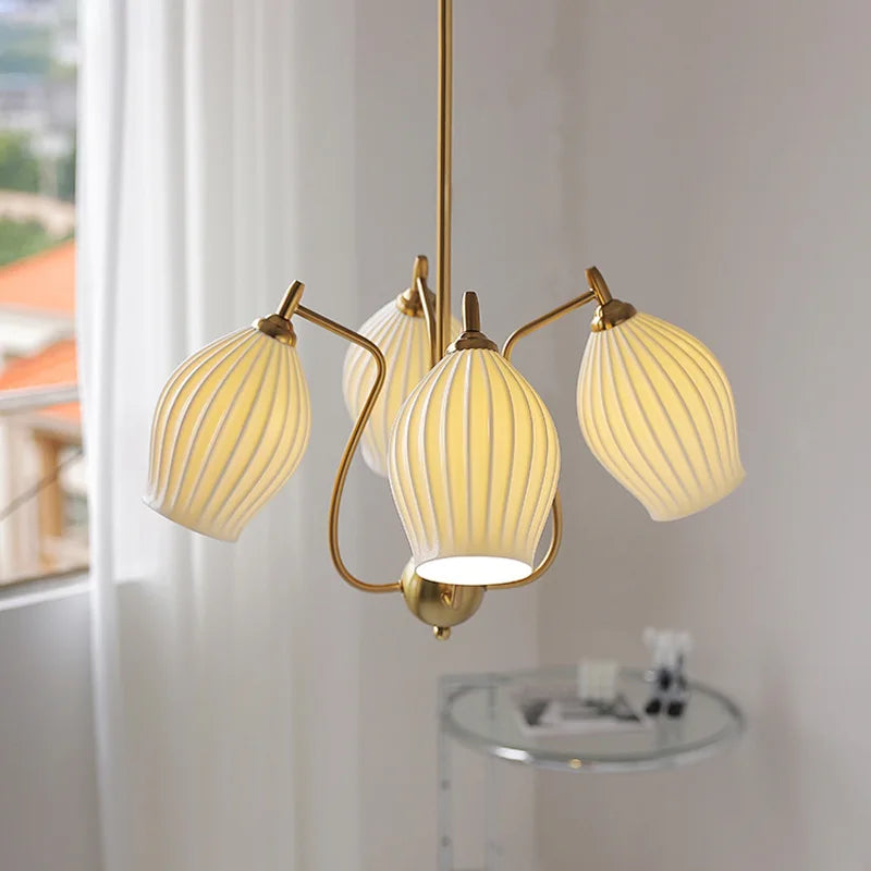 lustre bauhaus français en céramique pour intérieur élégant - vue 3 sur 12