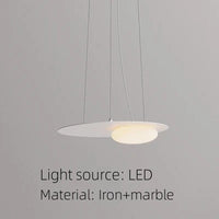 lustre led moderne créatif pour décoration de restaurant avec cordons réglables