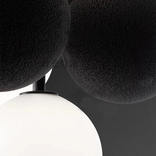 lustre créatif en velours pour un éclairage haut de gamme - vue 6 sur 12