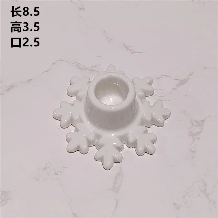 bougeoirs décoratifs pour chandeliers et table de Noël - vue 8 sur 9