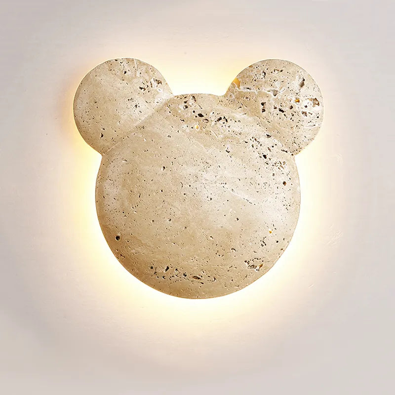 Applique murale ours créative de Style crème moderne - vue 2 sur 8