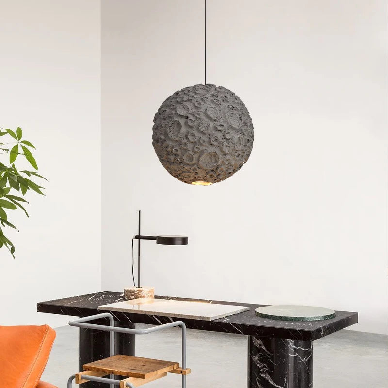 lustre led nordique wabi sabi créatif pour restaurant et café - vue 8 sur 7