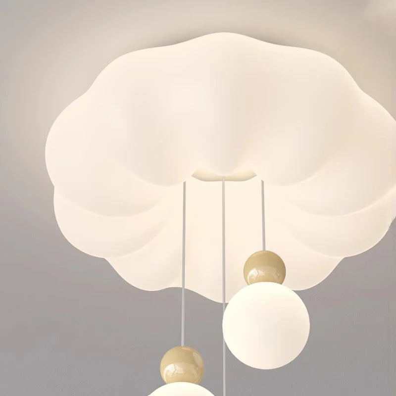 lustre moderne nuage pour chambre enfant romantique et chaleureux - vue 7 sur 15