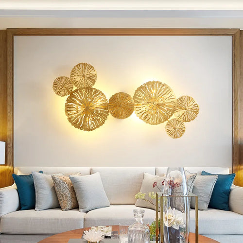 Moderne LED-Wandleuchte Gold für stilvolle Innenraumgestaltung - vue 3 sur 17