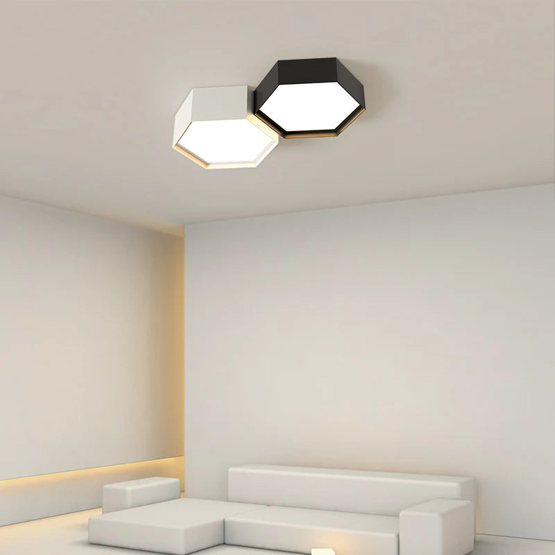 Moderne minimalistische kreative Deckenleuchten - vue 4 sur 10
