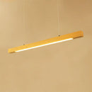 Moderne LED-Pendelleuchte aus Holz für stilvolle Wohnraumgestaltung