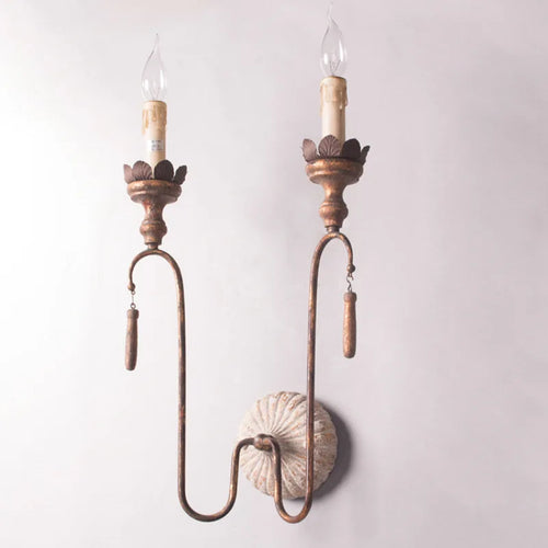 applique murale rétro bois style américain rural pour villa