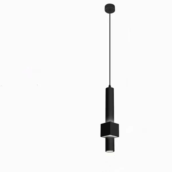 suspension à led nordique tube long éclairage intérieur dimmable