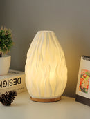 Lampe à poser Abat-jour imprimé en 3D de Style crème française
