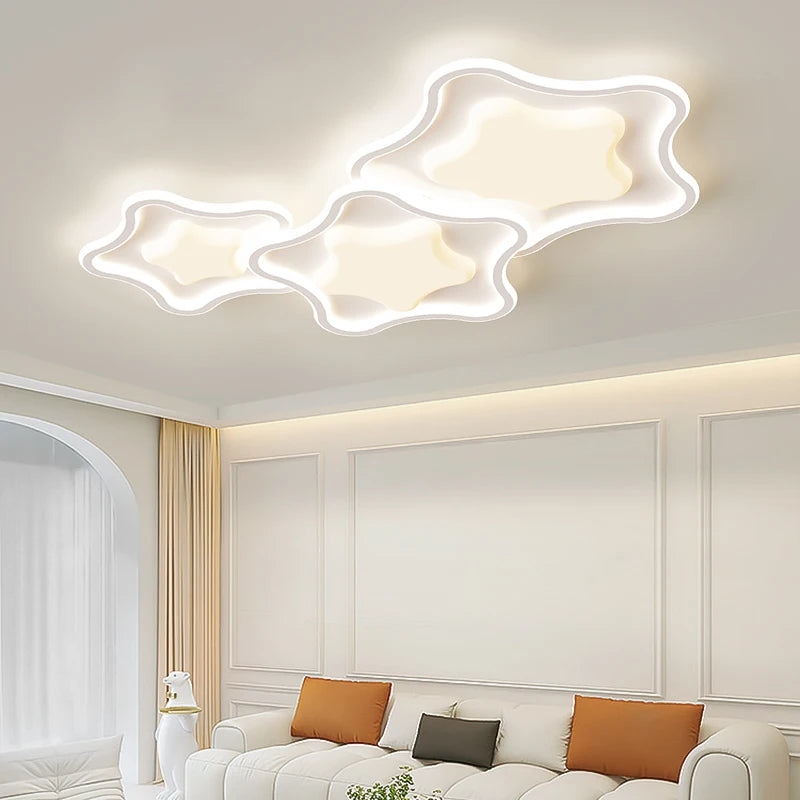 plafonnier led étoile moderne pour décoration intérieure élégante - vue 4 sur 17