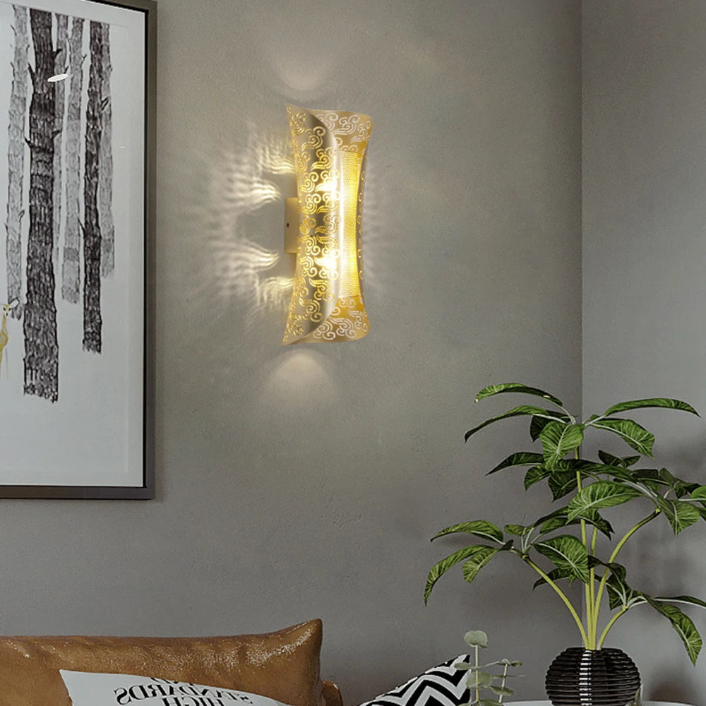 appliques murales décoratives en acier inoxydable pour intérieur - vue 3 sur 8