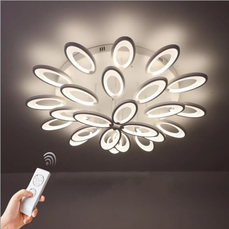 Plafonnier Led en forme de pétale - vue 7 sur 11