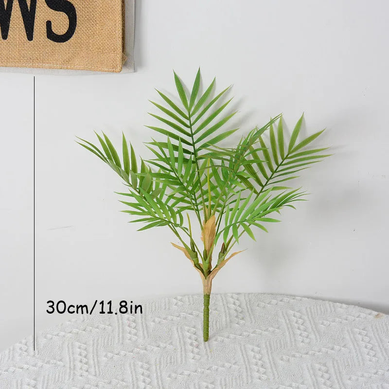 petites plantes en plastique palmier artificiel pour décoration intérieure et extérieure - vue 11 sur 10
