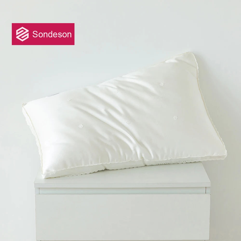 Oreiller de luxe en soie pour un sommeil réparateur et confortable