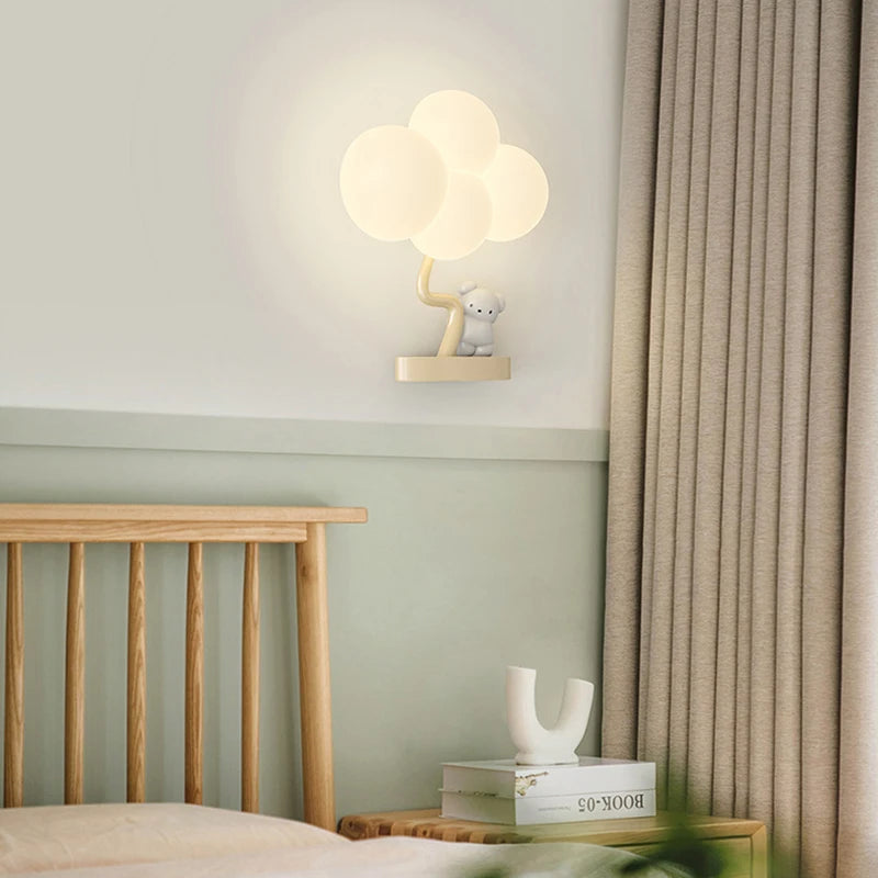applique murale créatives en forme d'ours et singe pour bébé - vue 5 sur 10