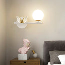 Applique murale LED en verre papillon au design nordique moderne