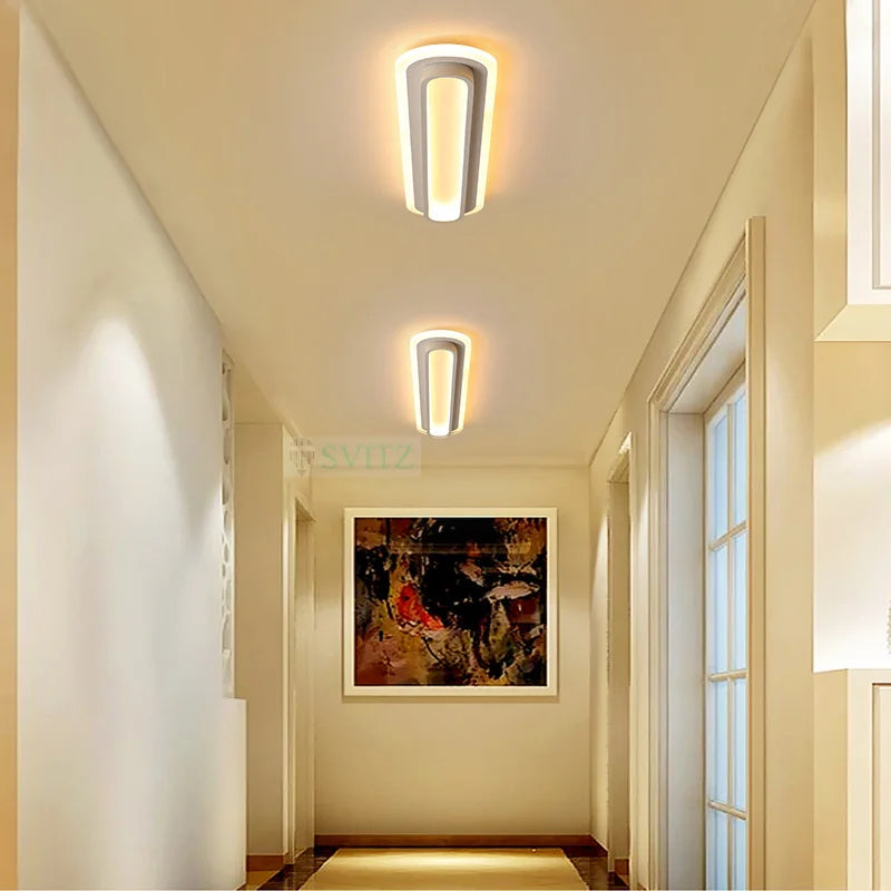 plafonnier moderne à bande led pour éclairage intérieur - vue 5 sur 12