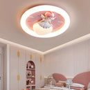 Full Spectrum Children's Room Ceiling Lamp Cartoon Resin Princess Ceiling Light Kids Baby Room Bedroom Nursery School Decor 220V
