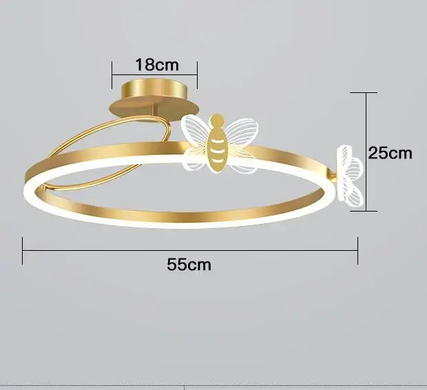 plafonnier led rond design pour éclairage intérieur moderne - vue 11 sur 14