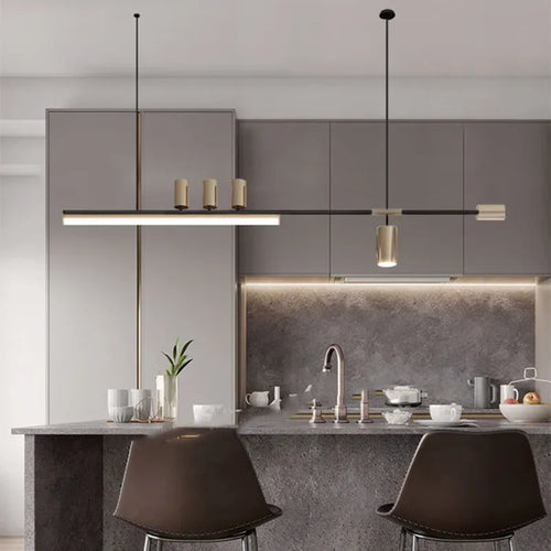 LED-Pendelleuchte im nordischen Stil ideal für Esstisch - vue 5 sur 6