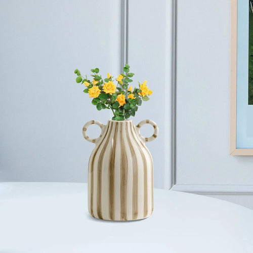Decorative Flower Vase, Nordic Boho Vase, Small Vase, Home Decor, Porcelain - vue 10 sur 10