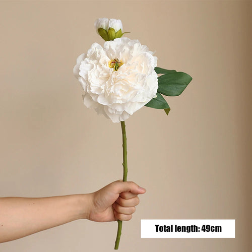 grandes fleurs artificielles de pivoine pour décoration élégante