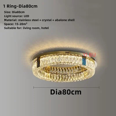 Runde LED-Deckenleuchte im nordischen Design aus Edelstahl – neues Modell - vue 11 sur 12