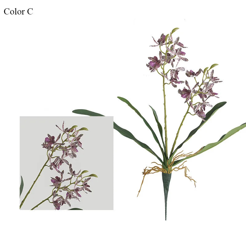 orchidée papillon artificielle pour décoration de mariage et fête - vue 7 sur 10