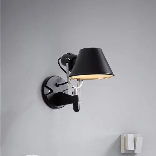 applique murale industrielle pivotante vintage créative pour lecture